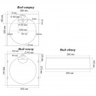 Раковина Stella Polar Аллюр 60x60 SP-00000512