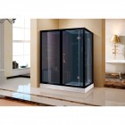 Душевая кабина Cerutti Albano Nero K9752L black с сауной