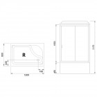 Душевая кабина Royal Bath RB8120BP5-BT-CH R