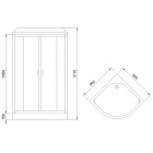 Душевая кабина Royal Bath RB90HK5-WC-CH