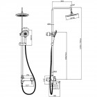 Душевая система Lemark Minima LM3862C