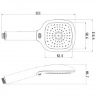 Ручной душ Lemark LM1013Black