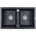 Мойка кухонная Paulmark Tandem PM238150-BLM