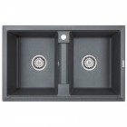 Мойка кухонная Paulmark Tandem PM238150-DG