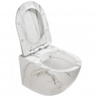 Унитаз подвесной SantiLine SL-5005MRB безободковый