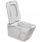 Унитаз подвесной SantiLine SL-5007MRB безободковый