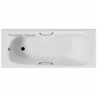 Ванна чугунная Vinsent Veron Concept 140x70 с ножками и ручками