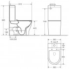 Унитаз WeltWasser Angerbach 001 MT-BL безободковый