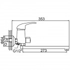 Смеситель универсальный Ledeme H02 L2202-B