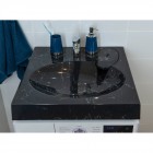 Раковина Stella Polar Миро 60x60 чёрный мрамор SP-00000840