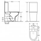 Унитаз Cerutti Avisio CT8459 безободковый