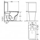 Унитаз Cerutti Nivolet CT8457 безободковый