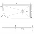 Поддон из искусственного камня RGW Stone ST/AR-W 120x80 16154128-01R