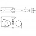 Стакан двойной Rose RG1122Q