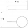 Мыльница Rose RG1703H
