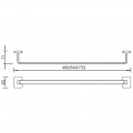 Полотенцедержатель AltroBagno Quadro 081308 Cr