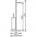 Стойка напольная AltroBagno Beni aggiuntivi FS 083301 Cr