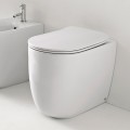 Унитаз приставной Kerasan Nolita bianco matt 531830 безободковый (без сиденья)
