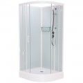 Душевая кабина Frank F408 M white без крыши