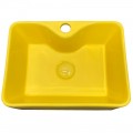 Раковина накладная Comforty 7291Y жёлтый