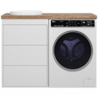 Тумба под раковину Brevita Grafit 60 белый GRA-01060-023Я