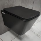 Унитаз подвесной Bloomix Black Agate 1054 безободковый