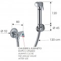 Кран угловой с гигиеническим душем Remer 332REL129