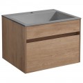Тумба под раковину Vincea Chiara 600 N.Oak VMC-2C600NO