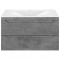Тумба с раковиной Vincea Fine 800 Beton