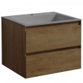 Тумба с раковиной Vincea Luka 600 T.Oak