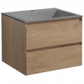 Тумба под раковину Vincea Luka 600 N.Oak VMC-2L600NO