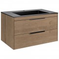 Тумба под раковину Vincea Chiara 2D 800 N.Oak VMC-2C2800NO