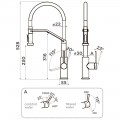 Смеситель для кухни Omoikiri Makkari-2-PLUS-SB BN-BL