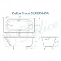 Ванна чугунная Delice France Grace 170x70 DLR230643R
