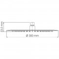 Верхний душ WasserKRAFT Aisch A262