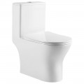 Унитаз BelBagno Lounge BB8618CPR-MN+BB045/051SC моноблок безободковый