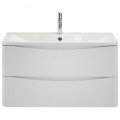 Тумба под раковину BelBagno Acqua 90 bianco lucido ACQUA-900-2C-SO-BL