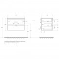 Тумба под раковину BelBagno Albano 70 cemento verona grigio ALBANO-700-2C-SO-CVG