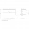Тумба под раковину BelBagno Albano 120 rovere vintage bianco ALBANO-1200-2C-SO-RVB
