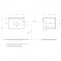 Тумба под раковину BelBagno Etna 60 rovere moro ETNA-600-1C-SO-RW-P