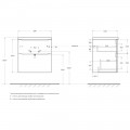 Тумба под раковину BelBagno Etna-H60 60 rovere moro ETNA-H60-600-2C-SO-RW-P
