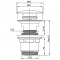 Донный клапан Vincea DPU-1B01BG