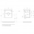 Тумба под раковину BelBagno Pietra Mini 50 stone PIETRA MINI-500AS-2C-SO-PT