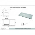 Раковина Style Line Estetus Леон 1200x549 L СС-00002436