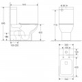 Унитаз WeltWasser Innbach 001 GL-WT безободковый
