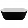 Ванна акриловая Frank F6103 white/black