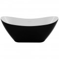 Ванна акриловая Frank F6107 white/black