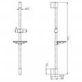 Душевая штанга AQUAme AQM8203CR