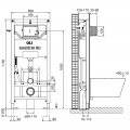 Инсталляция для подвесного унитаза OLI 120 ECO 879236