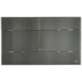 Клавиша смыва OLI Slim Inox 889313 вороненая сталь